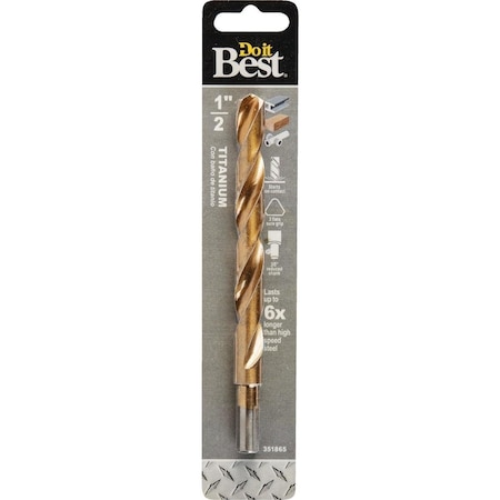 All-Source 1/2 In. Titanium Drill Bit 221361DB